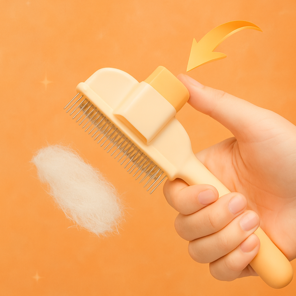 Peine Antipulgas y Removedor de Pelo