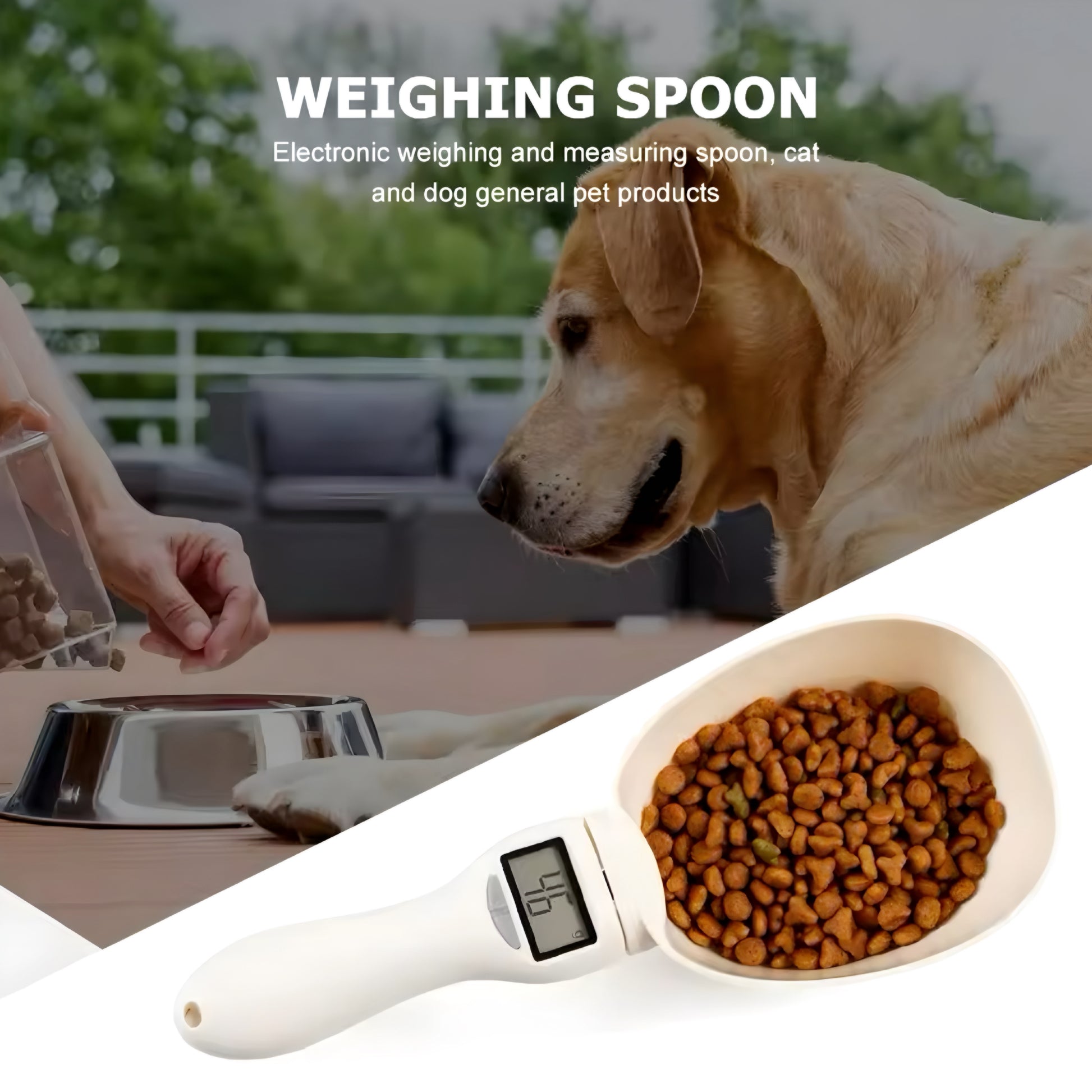 Cuchara Medidora Electrónica para Mascotas
