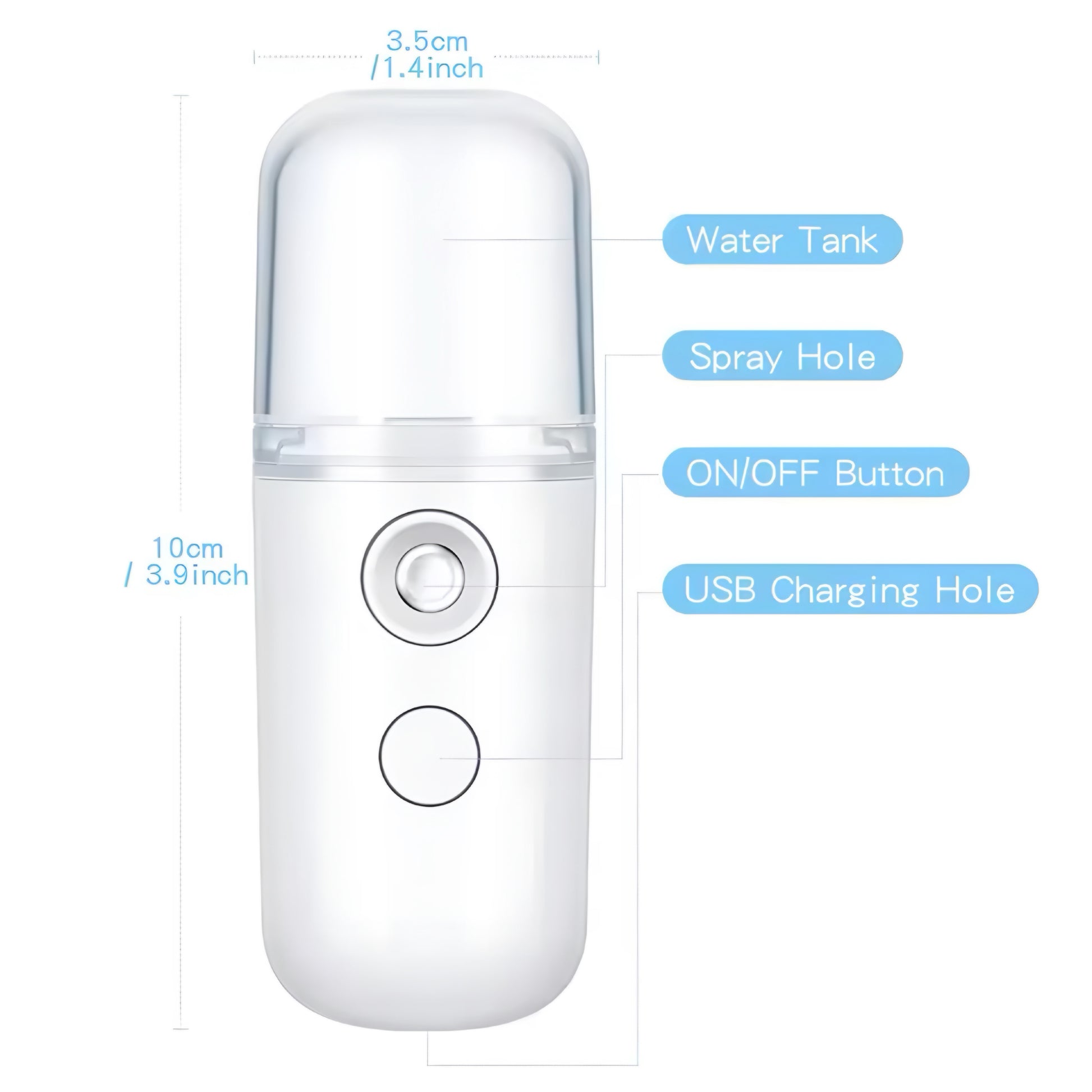 Mini Humidificador Nano – Hidratación Instantánea en tu Bolsillo