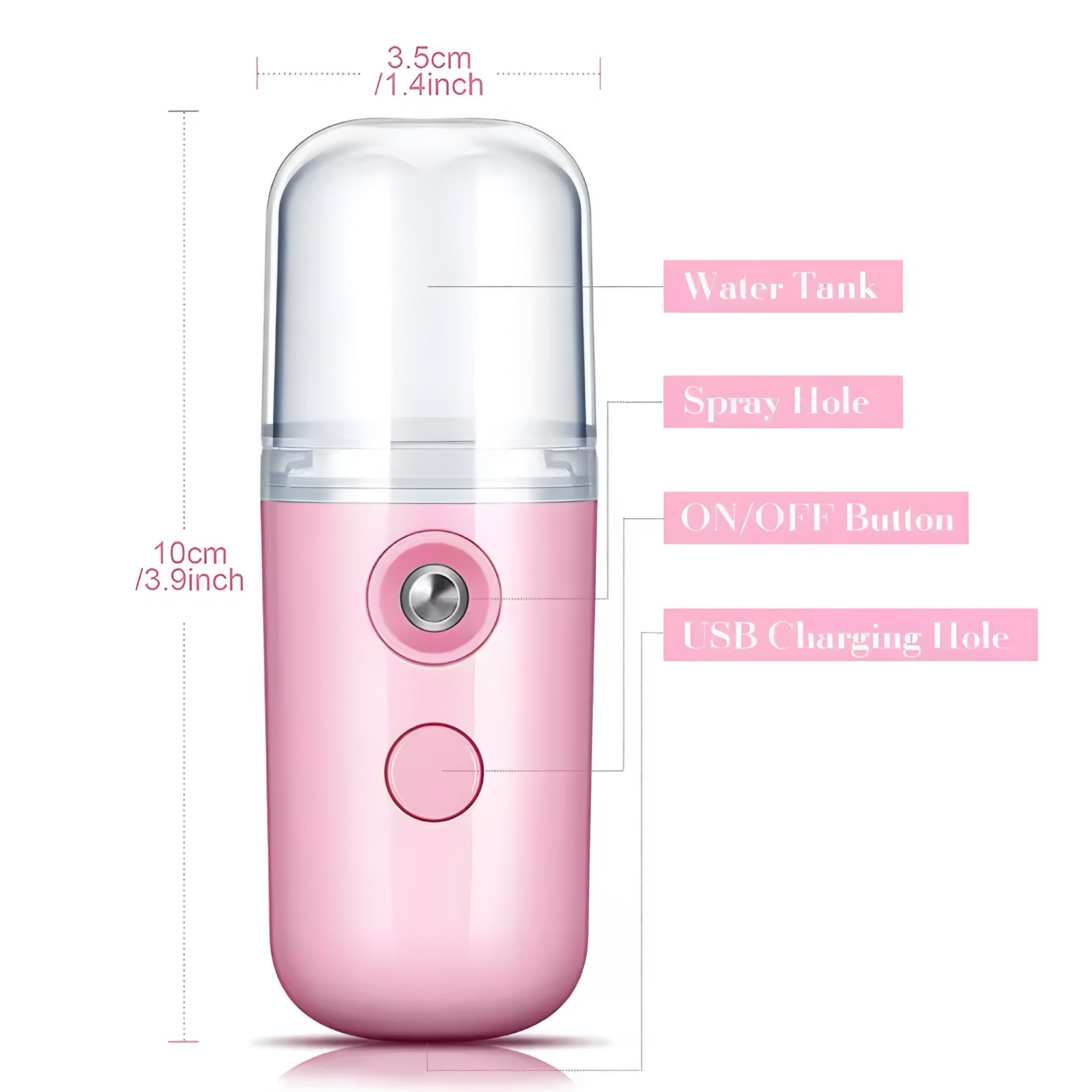 Mini Humidificador Nano – Hidratación Instantánea en tu Bolsillo