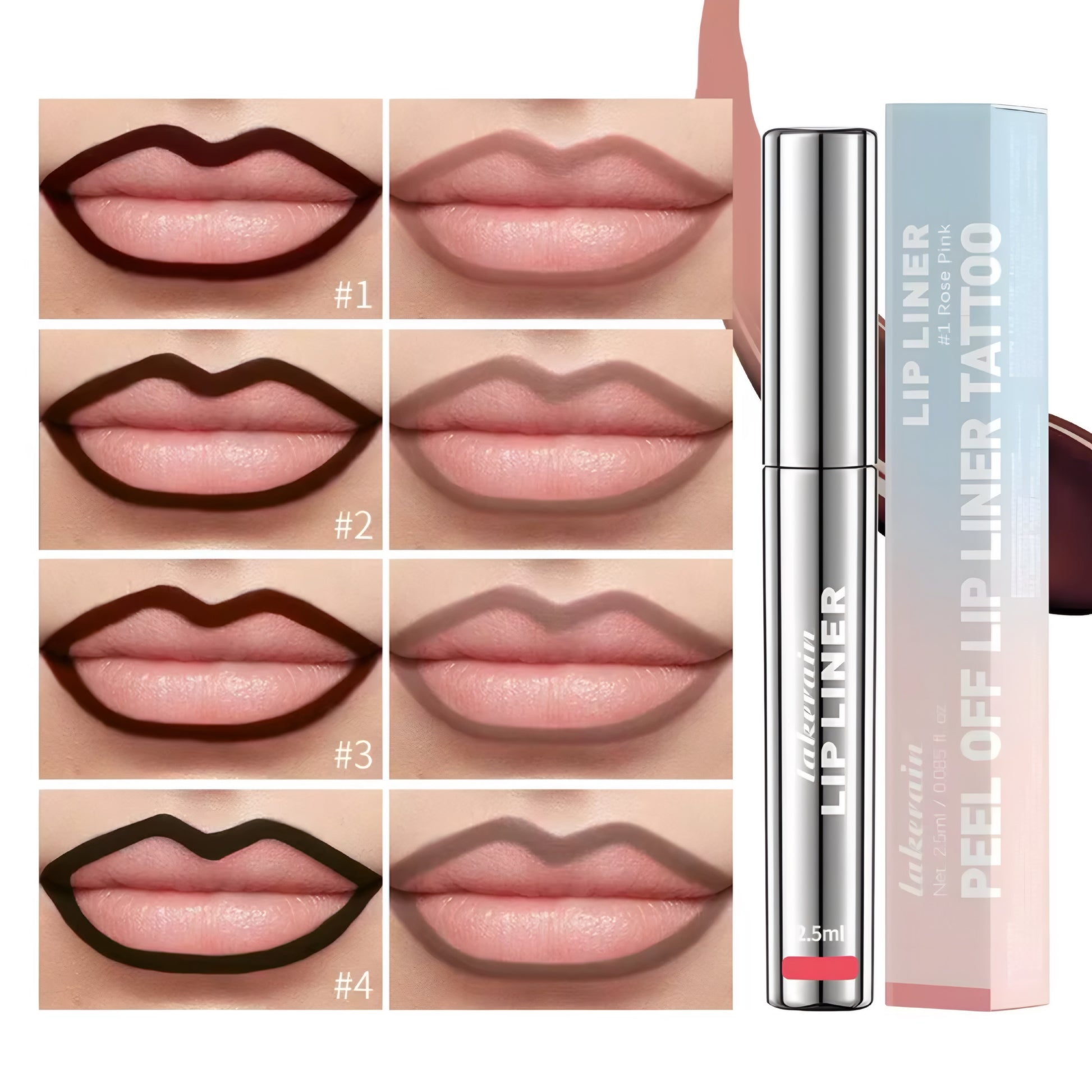 Peel Off Lip Liner – Color Perfecto, Sin Esfuerzo