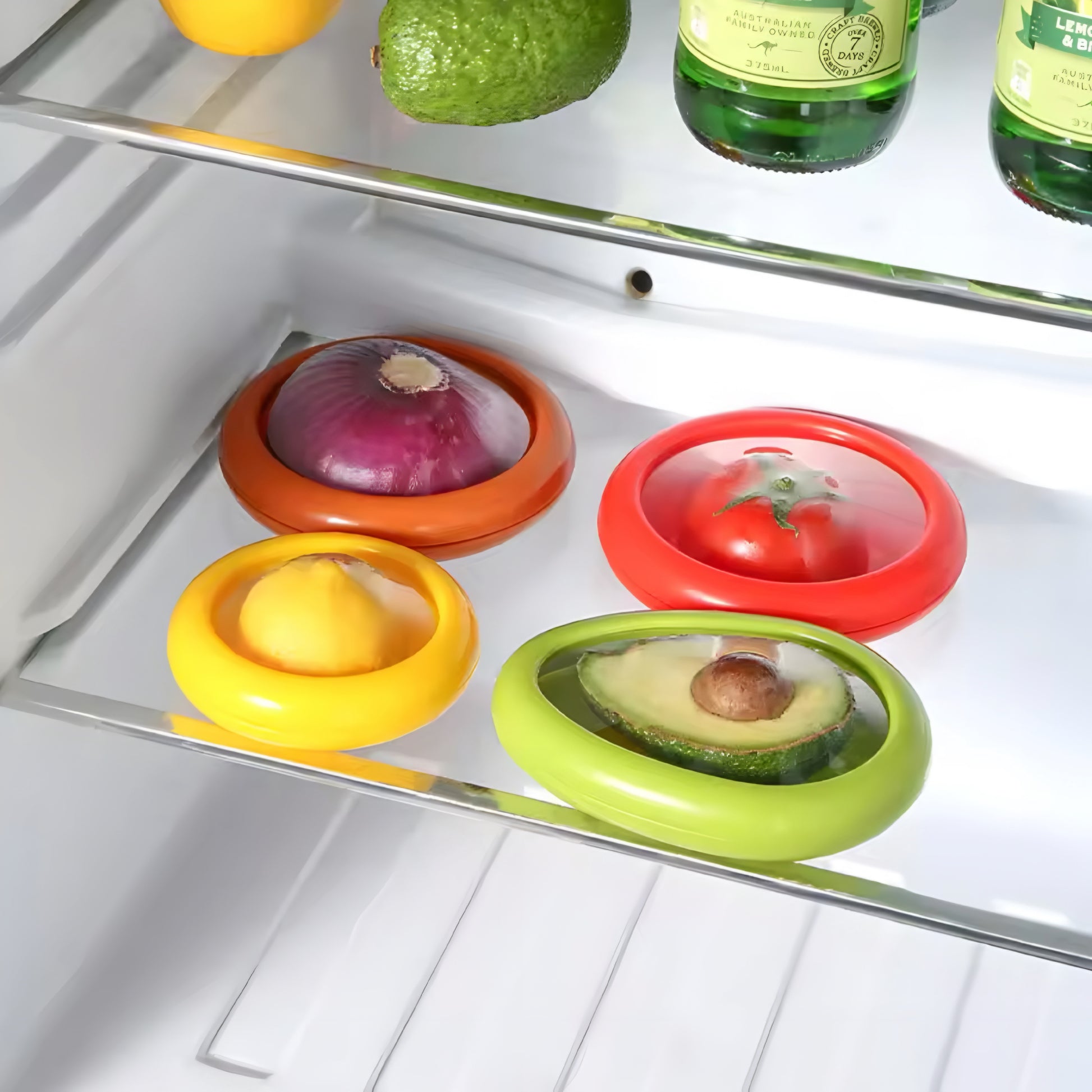 Contenedor Elástico para Frutas y Verduras – Frescura que se Estira