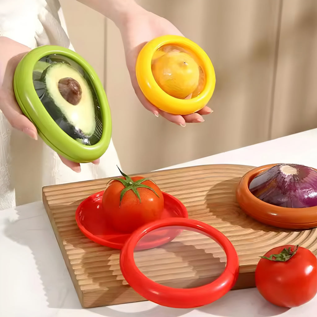 Contenedor Elástico para Frutas y Verduras – Frescura que se Estira