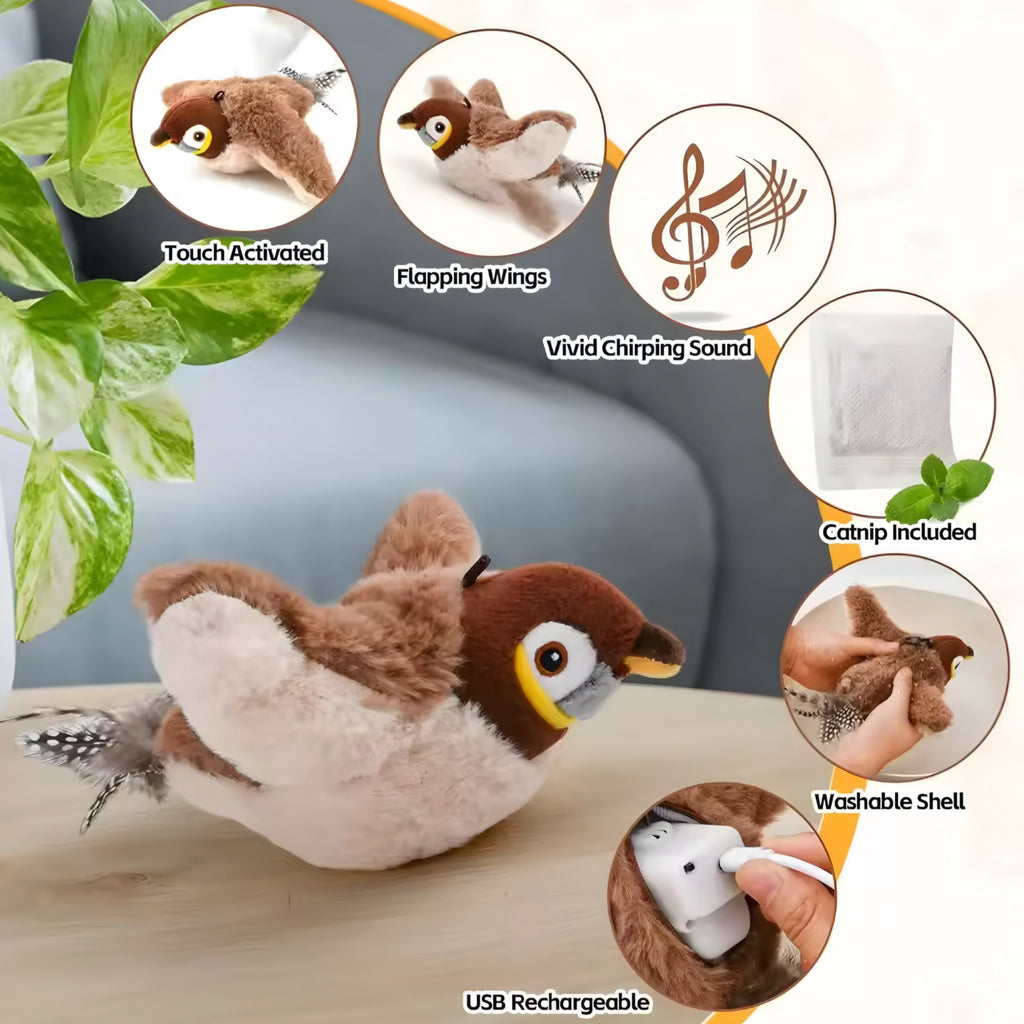 BirdiePlay – El Juguete para Mascotas que Parece Vivo