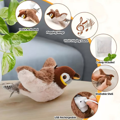 BirdiePlay – El Juguete para Mascotas que Parece Vivo