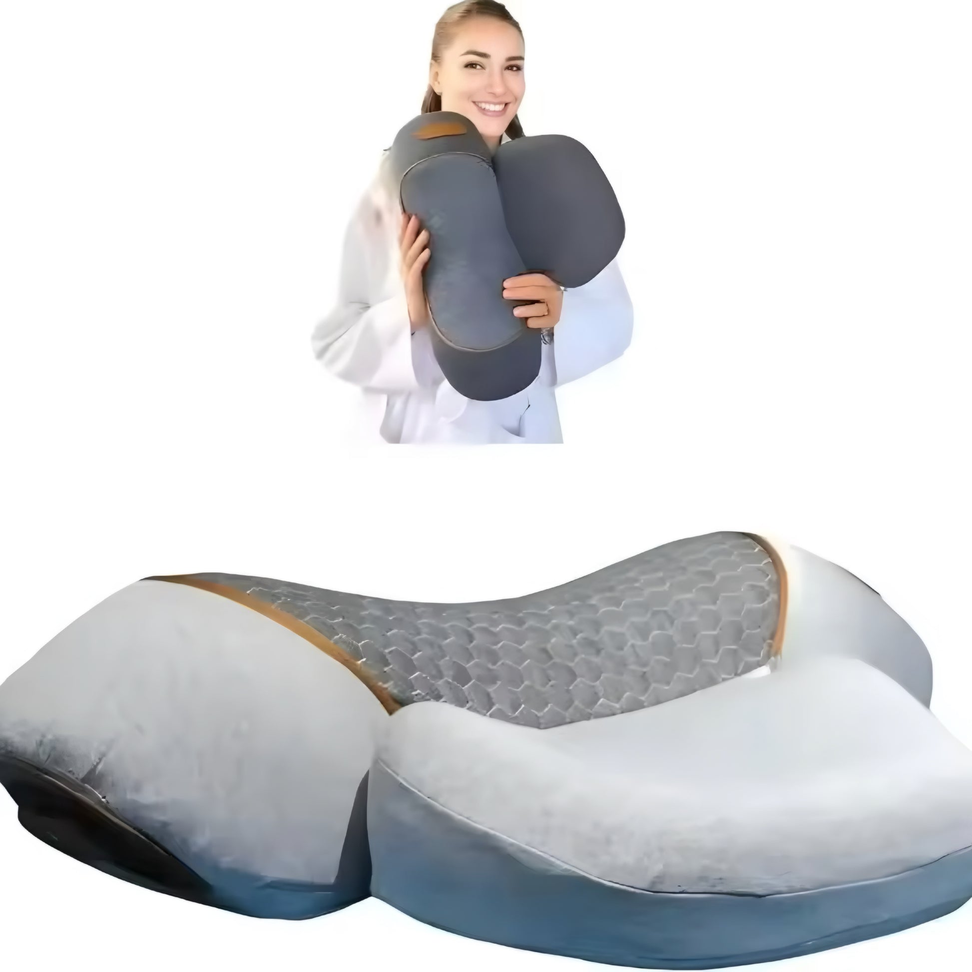 Soothe™ Almohada Cervical 3 en 1 con Masaje